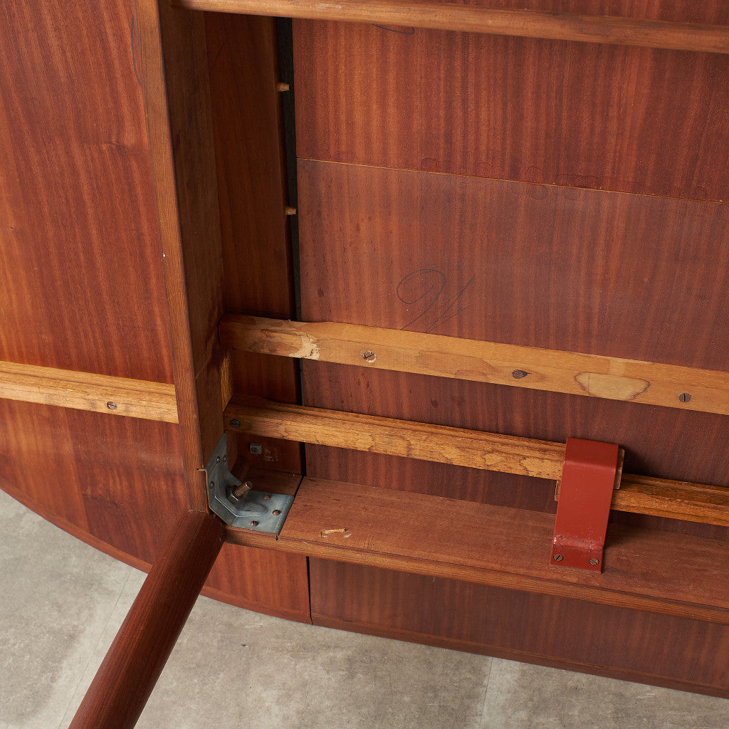 北欧ヴィンテージ エクステンション ラウンドダイニングテーブル