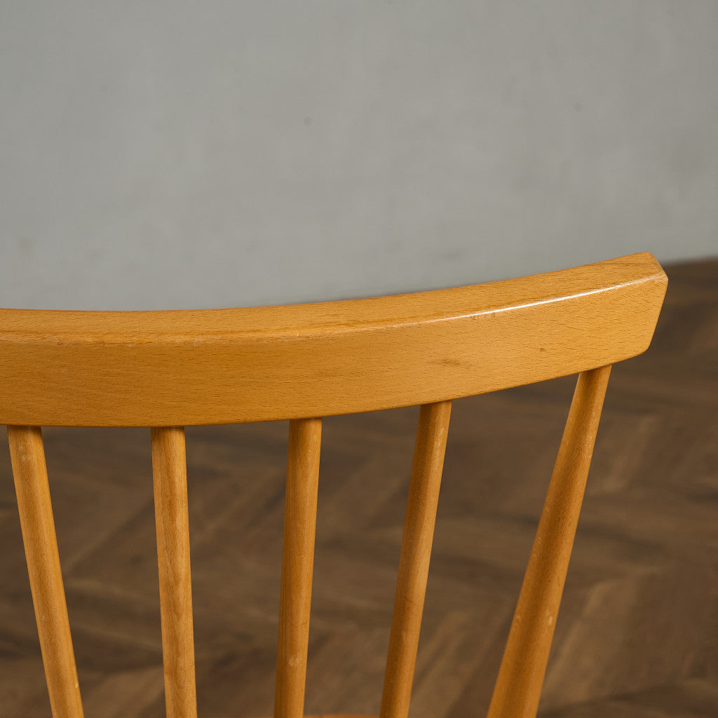 ヴィンテージ スティックバック ハイバックチェア ブルーラベル