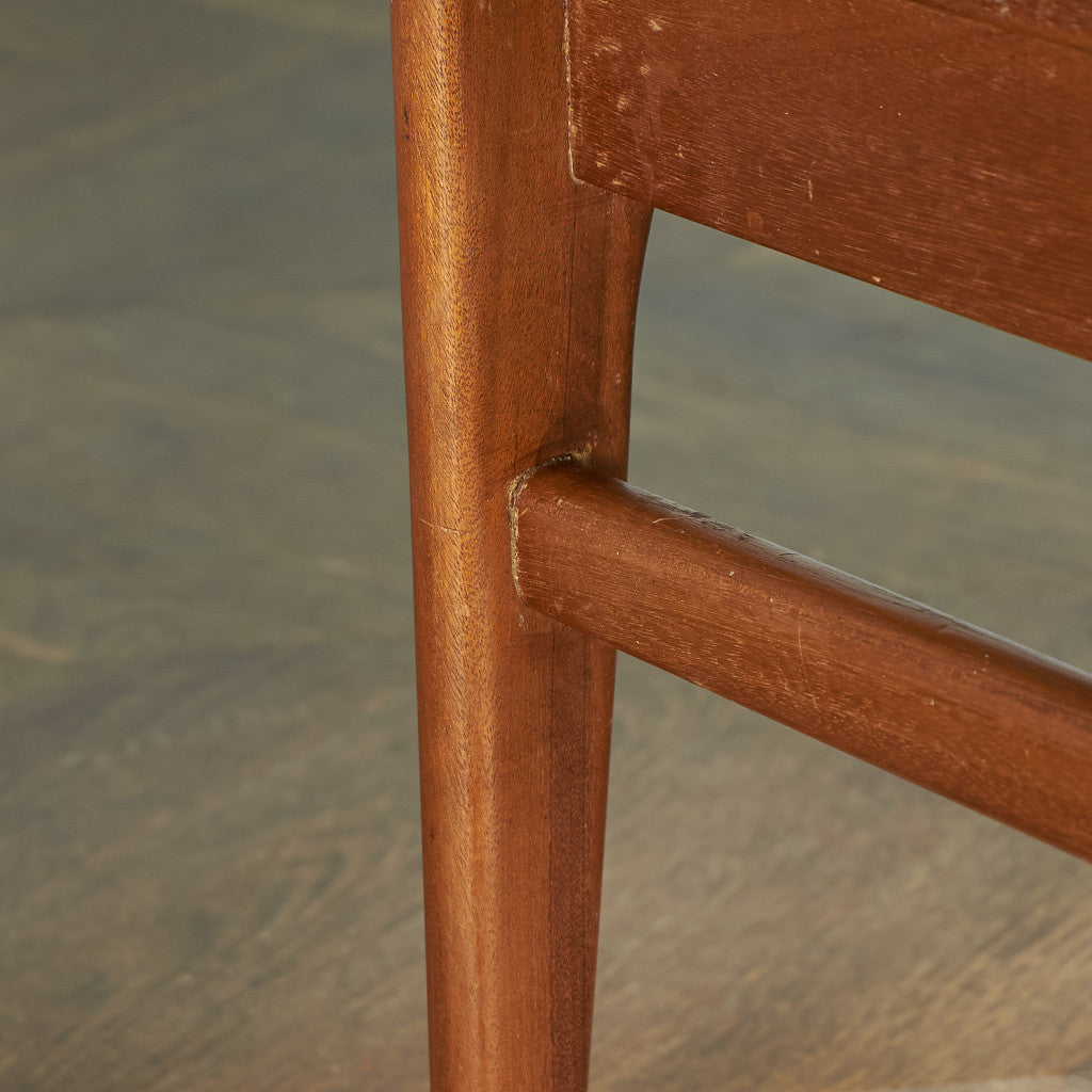 ヴィンテージ テレフォンベンチ / 座面張替え済み (ミナぺルホネン タンバリン)