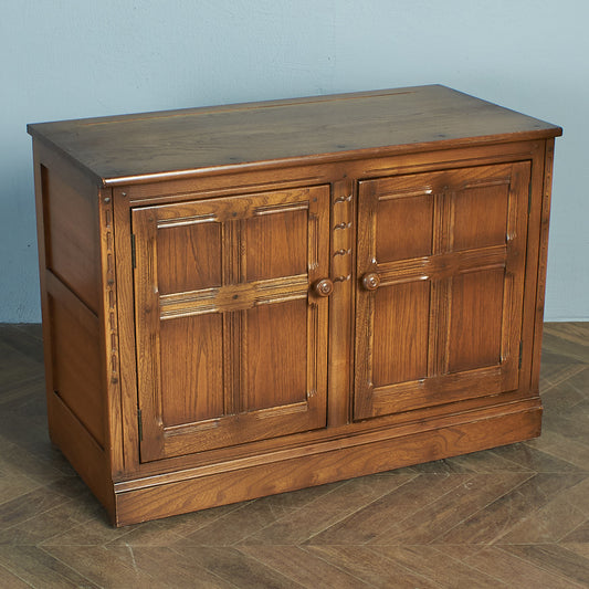 オールドコロニアル エルム材 サイドボード / ラウンドゴールドラベル