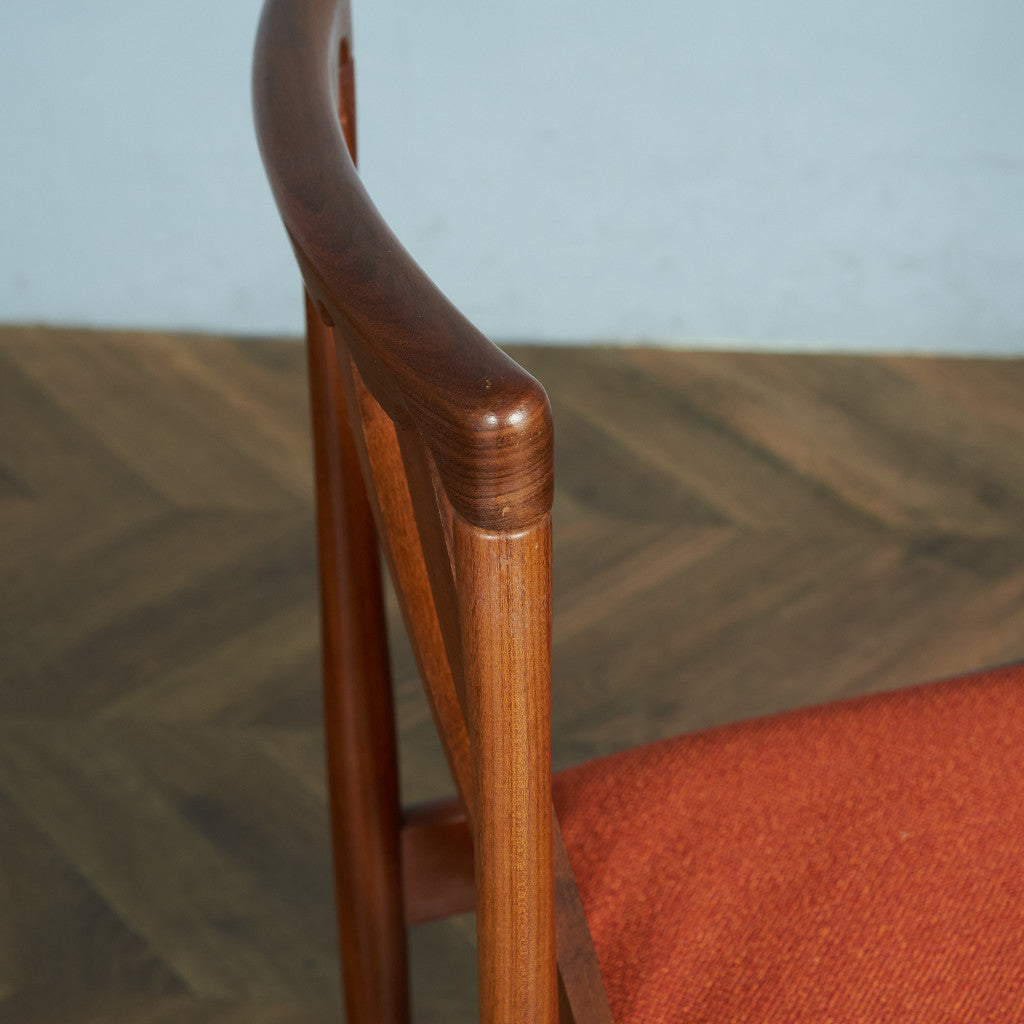 ヴィンテージ スラットバック ダイニングチェア 座面張替え済み(LUUM)