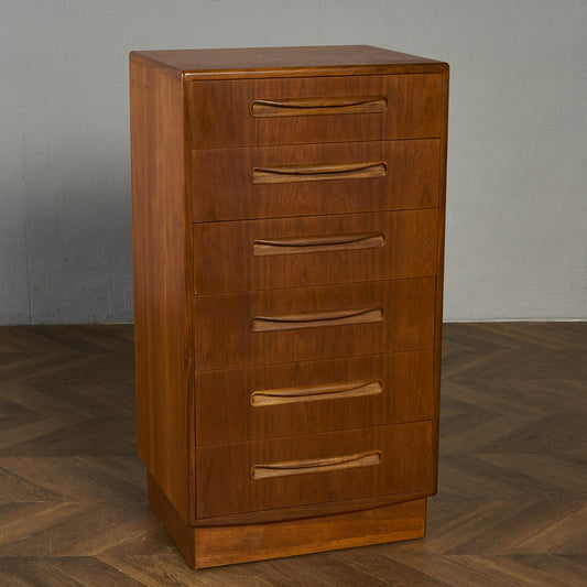 フレスコ トールボーイ 6段チェスト