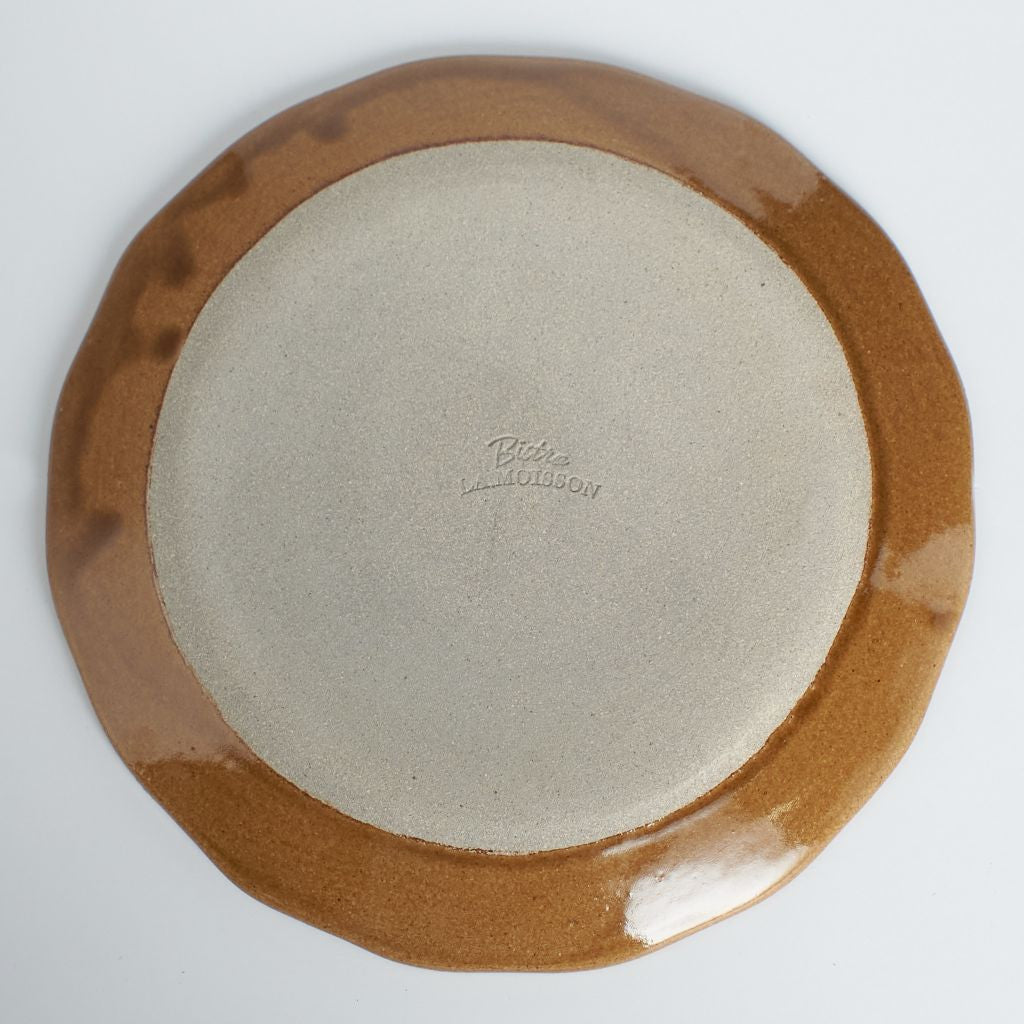 LA MOISSON 24cm デザートプレート / アンバー