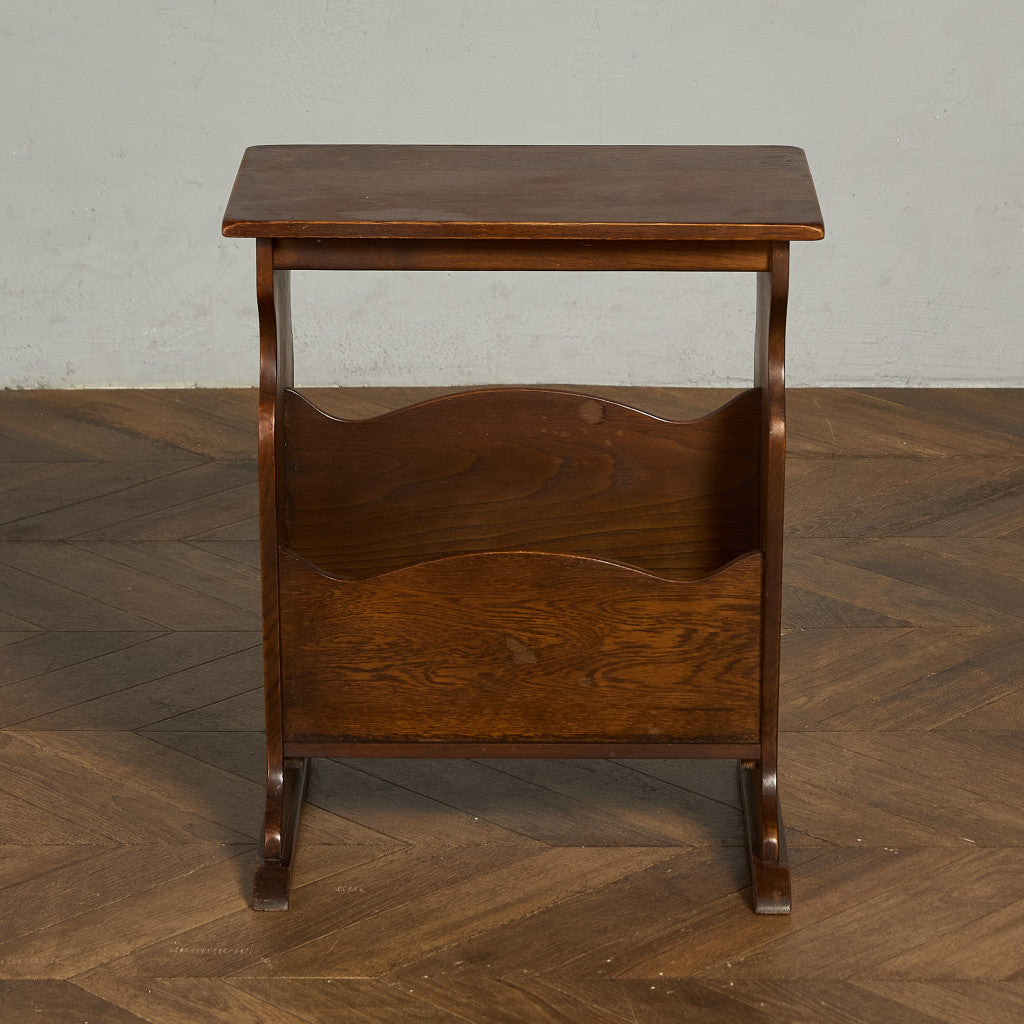 英国 クラシック マガジンラック サイドテーブル