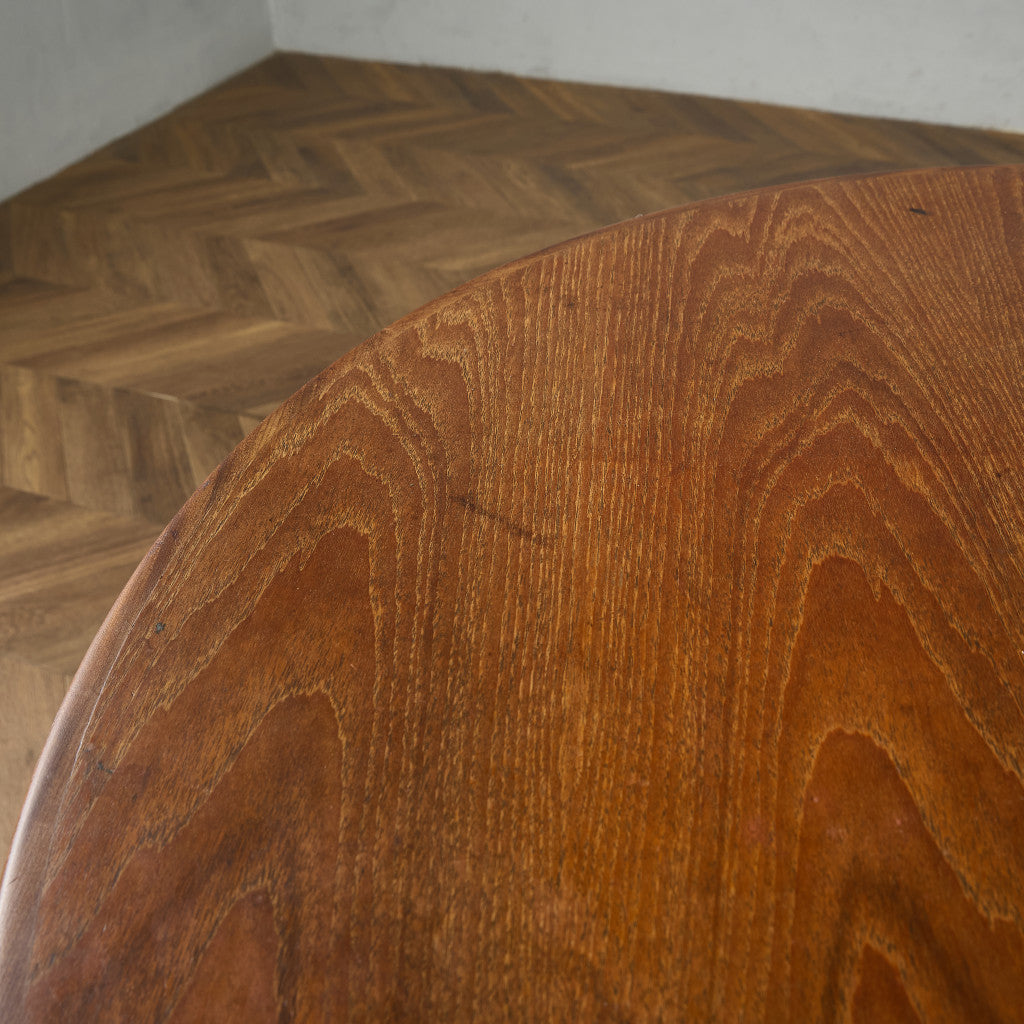 ヴィンテージ エクステンション オーバルダイニングテーブル