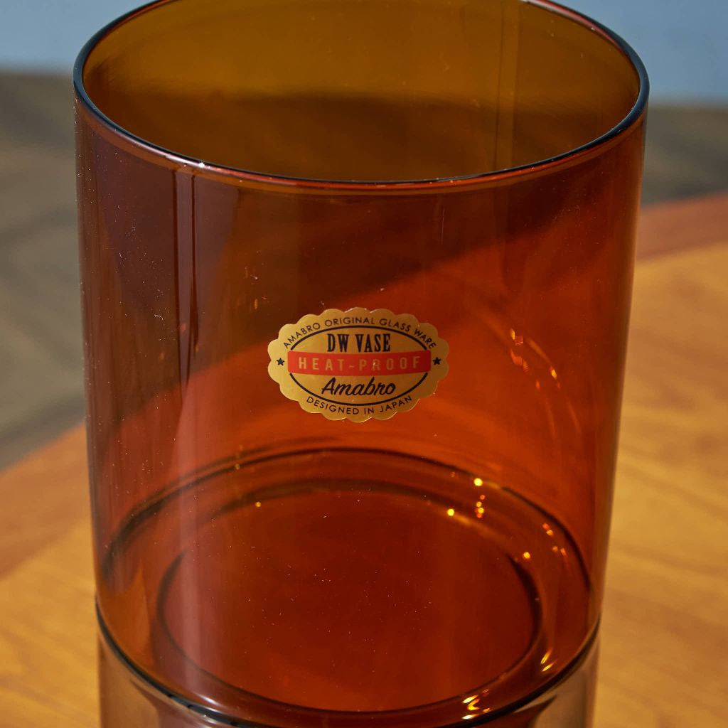 DW VASE Lsize / Amber×Gray