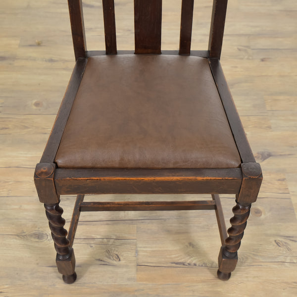 英国アンティーク ダイニングチェア4脚セット