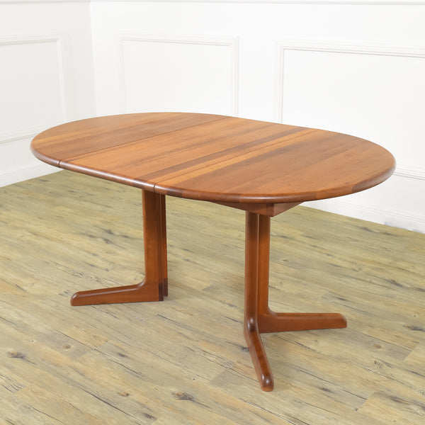 北欧スタイル ヴィンテージエクステンションラウンドテーブル