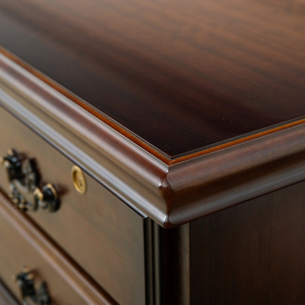 カリモク コロニアル 両袖デスク