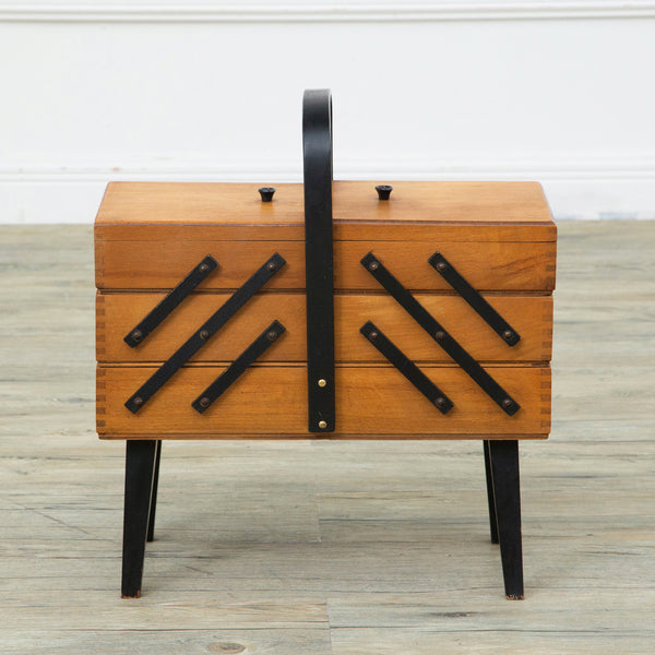 英国ヴィンテージ ソーイングボックス