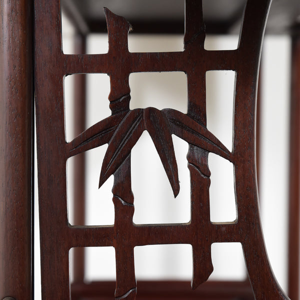 花梨材 唐木茶棚