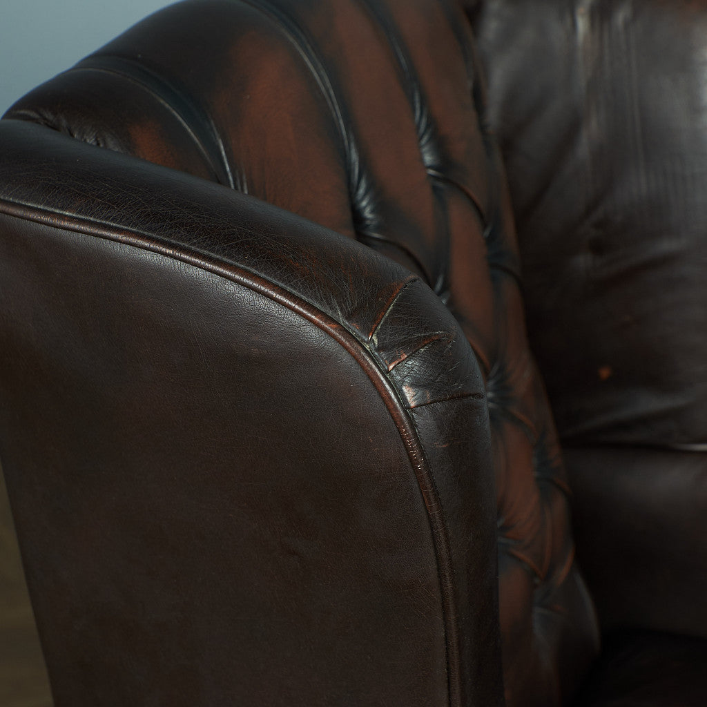 英国クラシック チェスターフィールドチェア