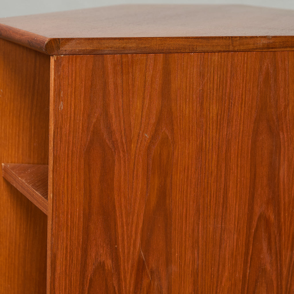 ヴィンテージ コーナー キャビネット AVボード