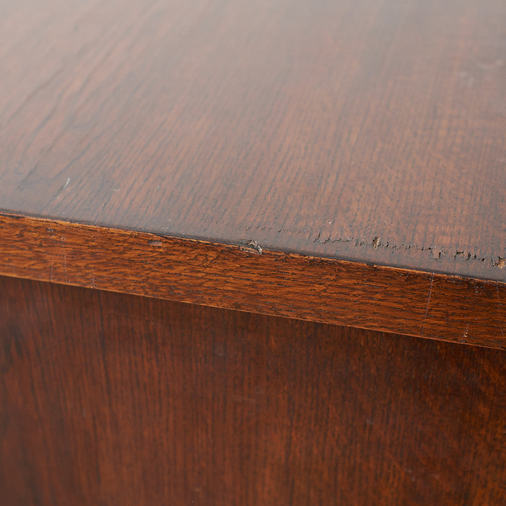 英国アンティーク オーク材 6段チェスト