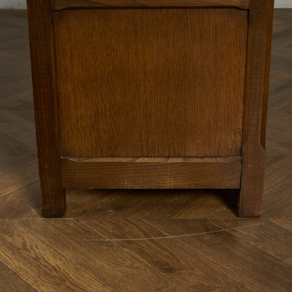 英国クラシック オーク材 ブランケットボックス