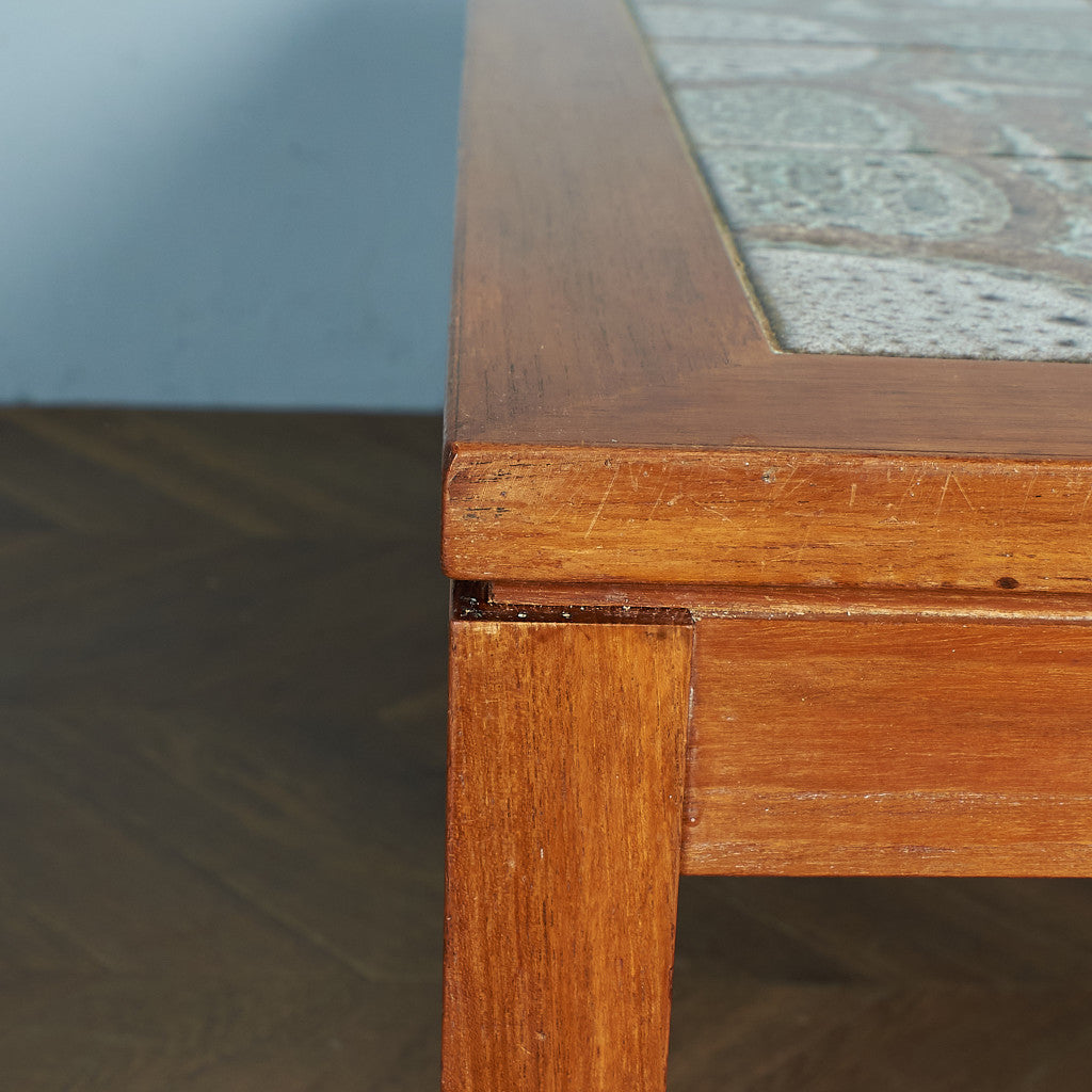 デンマークヴィンテージ タイルトップコーヒーテーブル