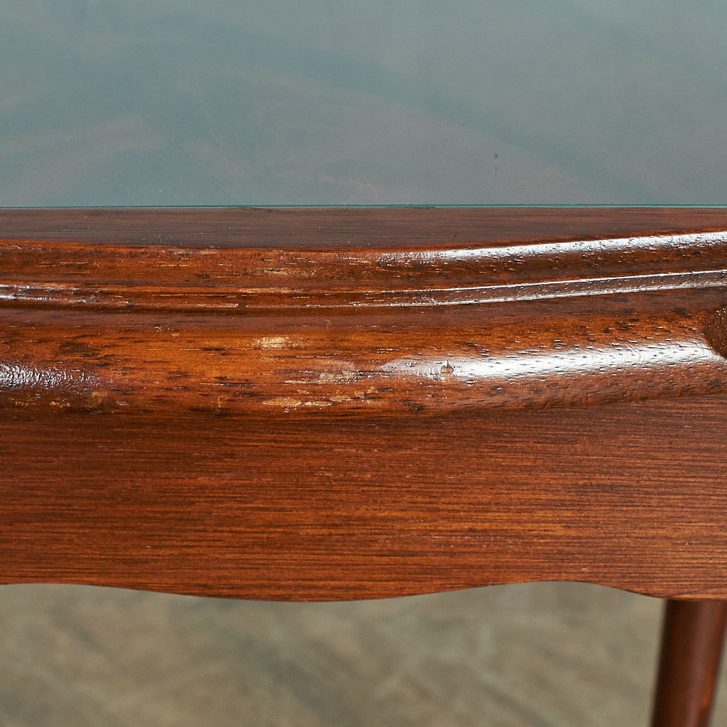 British classic glass top nesting table #78649