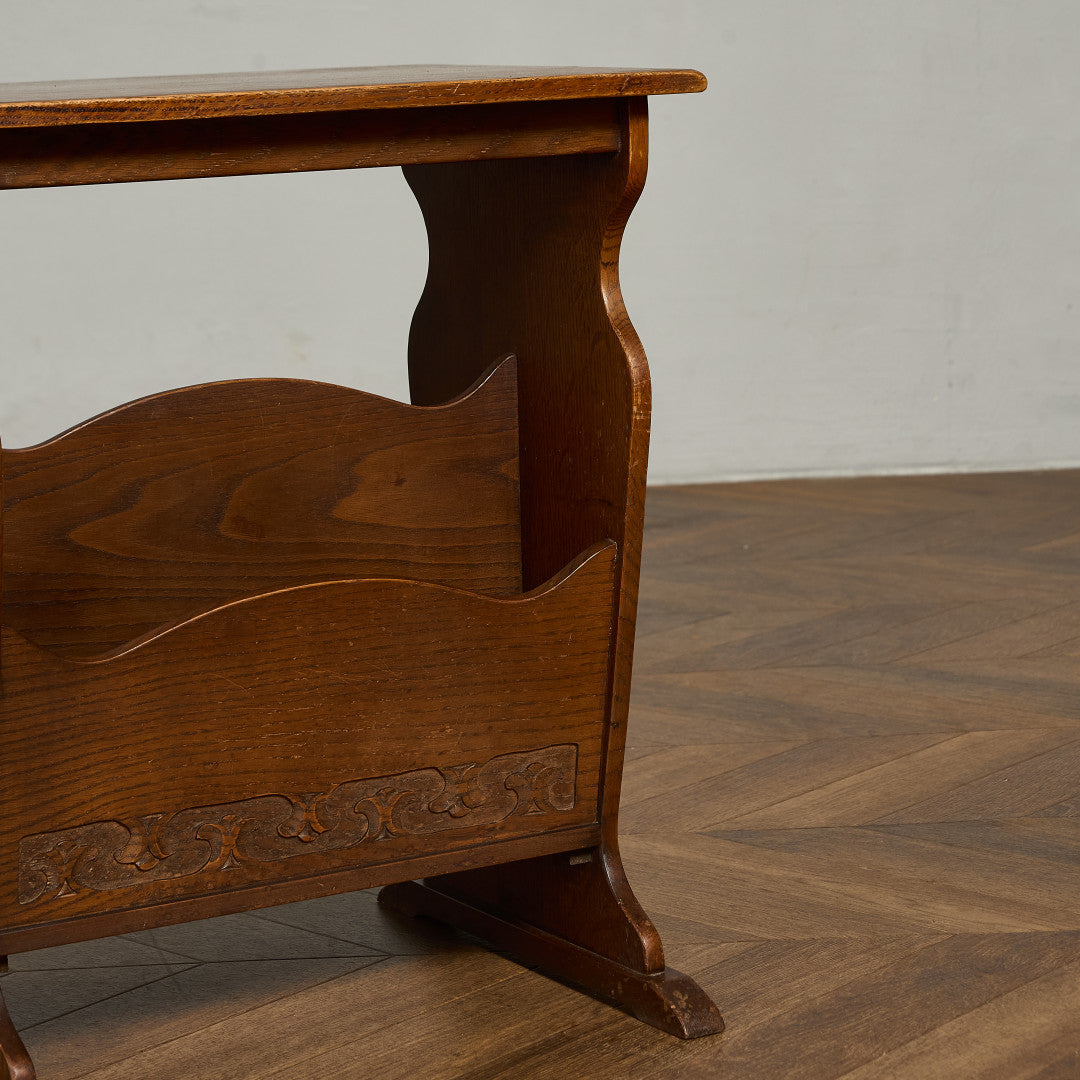 英国 クラシック マガジンラック サイドテーブル