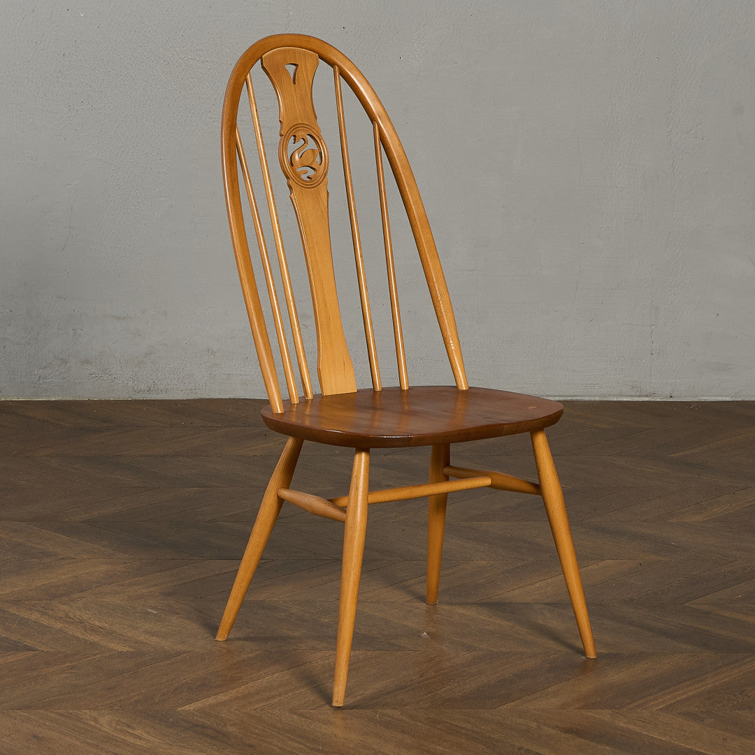 アーコール ERCOL スワンバックチェア ラウンドゴールドラベル #97079