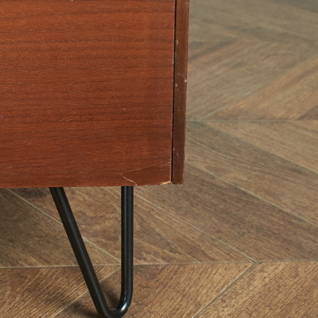 ヴィンテージ サイドボード / カスタム アイアンヘアピンレッグ