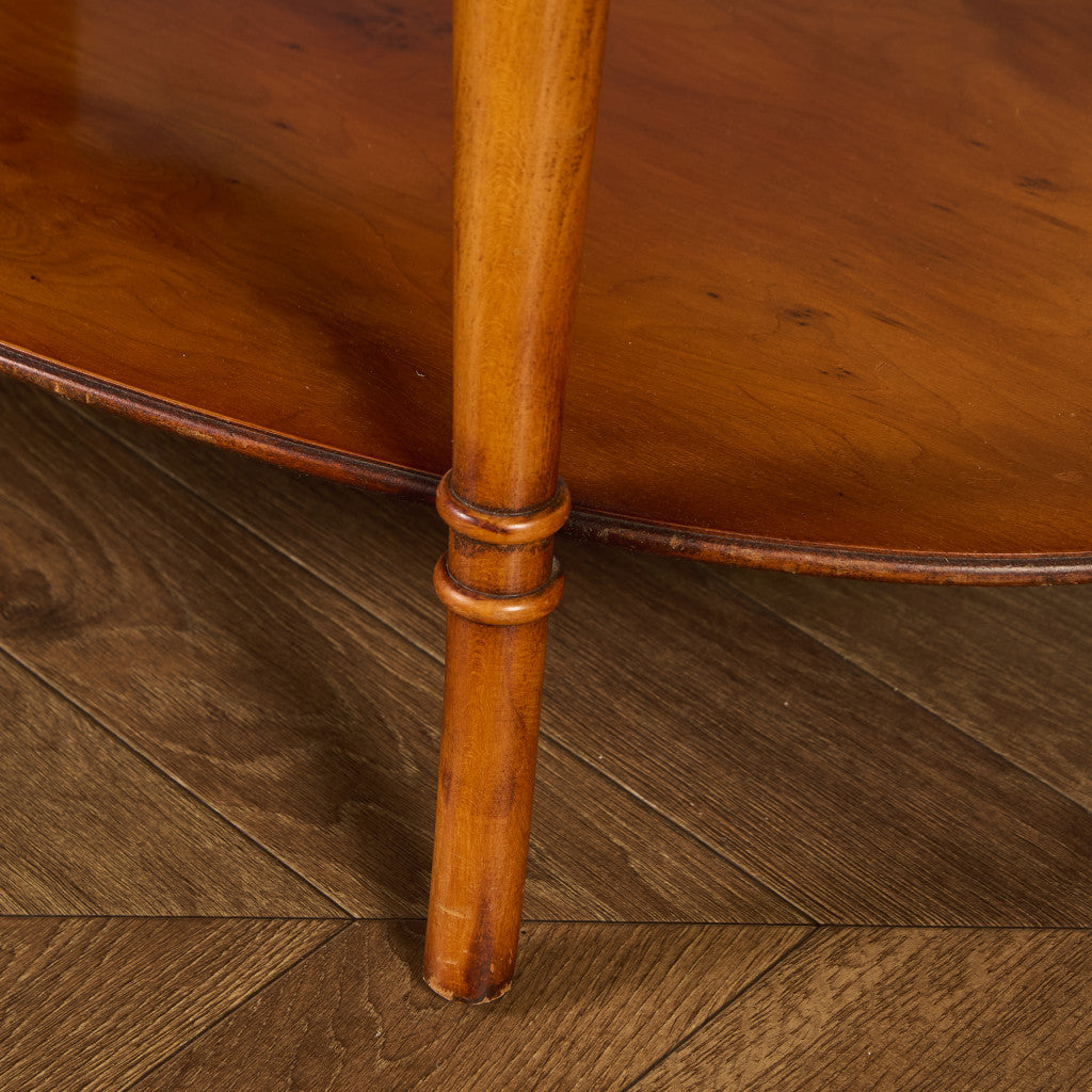 英国 クラシック オーバル センターテーブル コーヒーテーブル #90167