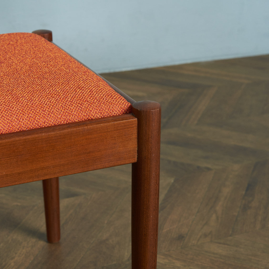 ヴィンテージ スラットバック ダイニングチェア 座面張替え済み(LUUM)