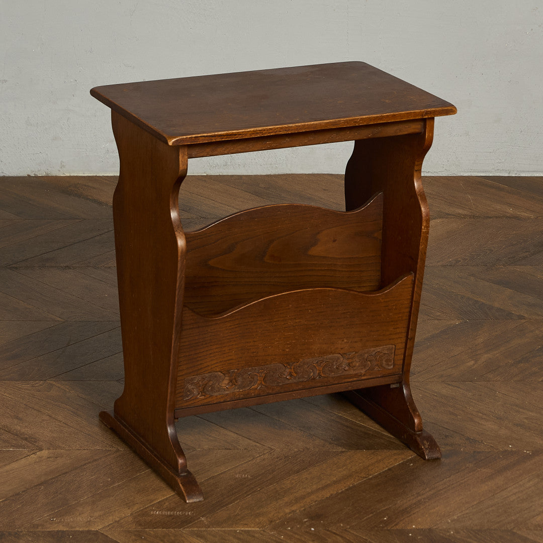 英国 クラシック マガジンラック サイドテーブル