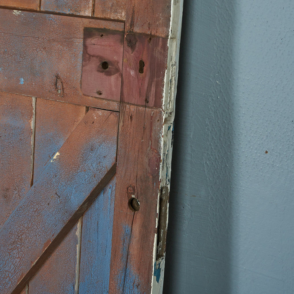 英国アンティーク ペインテッド ウッドドア