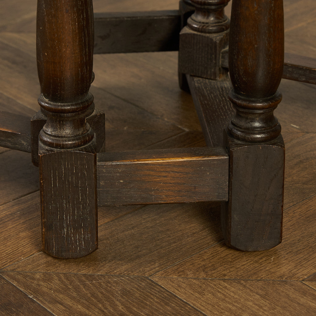 英国アンティーク ドロップリーフ ゲートレッグテーブル