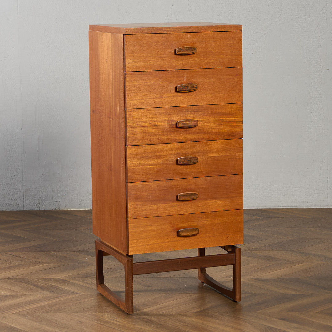 ジープラン G-PLAN Quadrille 6段 トールチェスト (1386) #97845