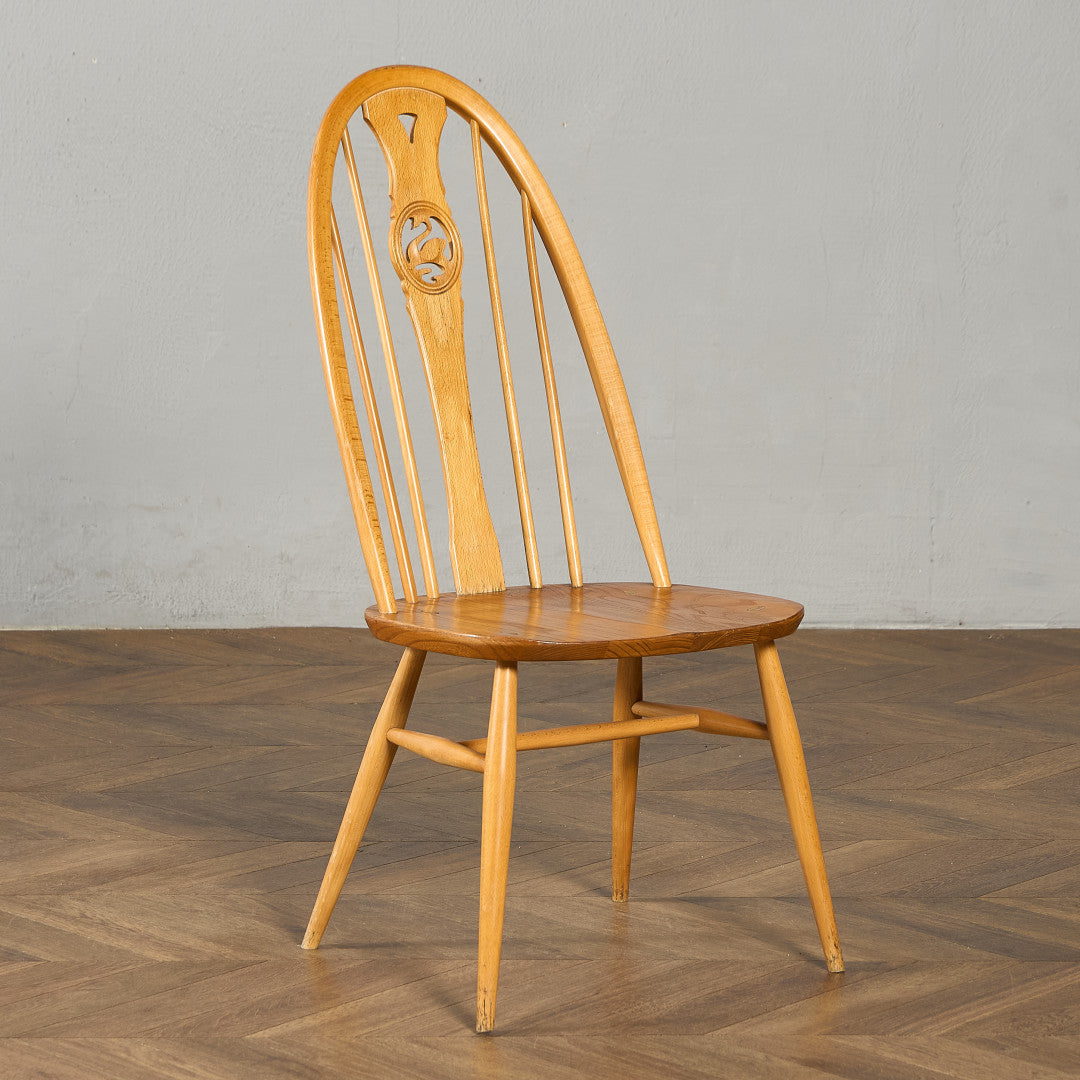 【1980's vintage】ERCOL アーコール スワンバックチェア アーコール ERCOL スワンバックチェア ラウンドメタルラベル #97101