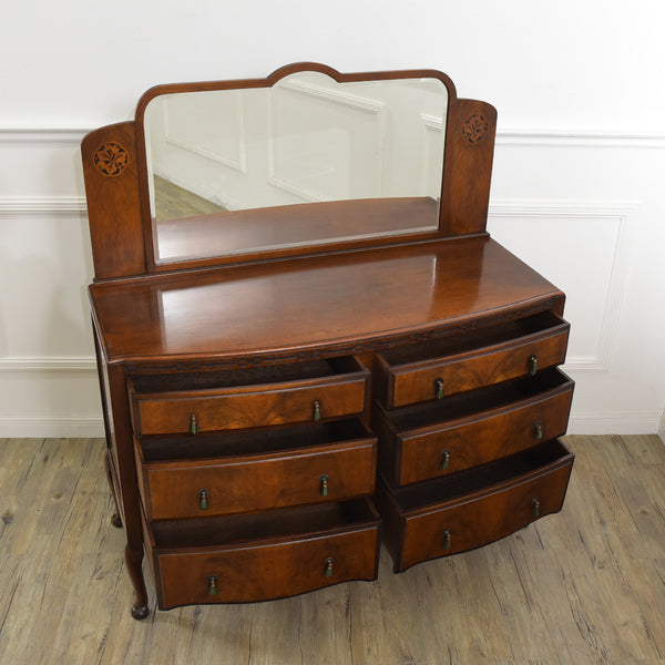 英国アンティーク ミラーバックサイドボード