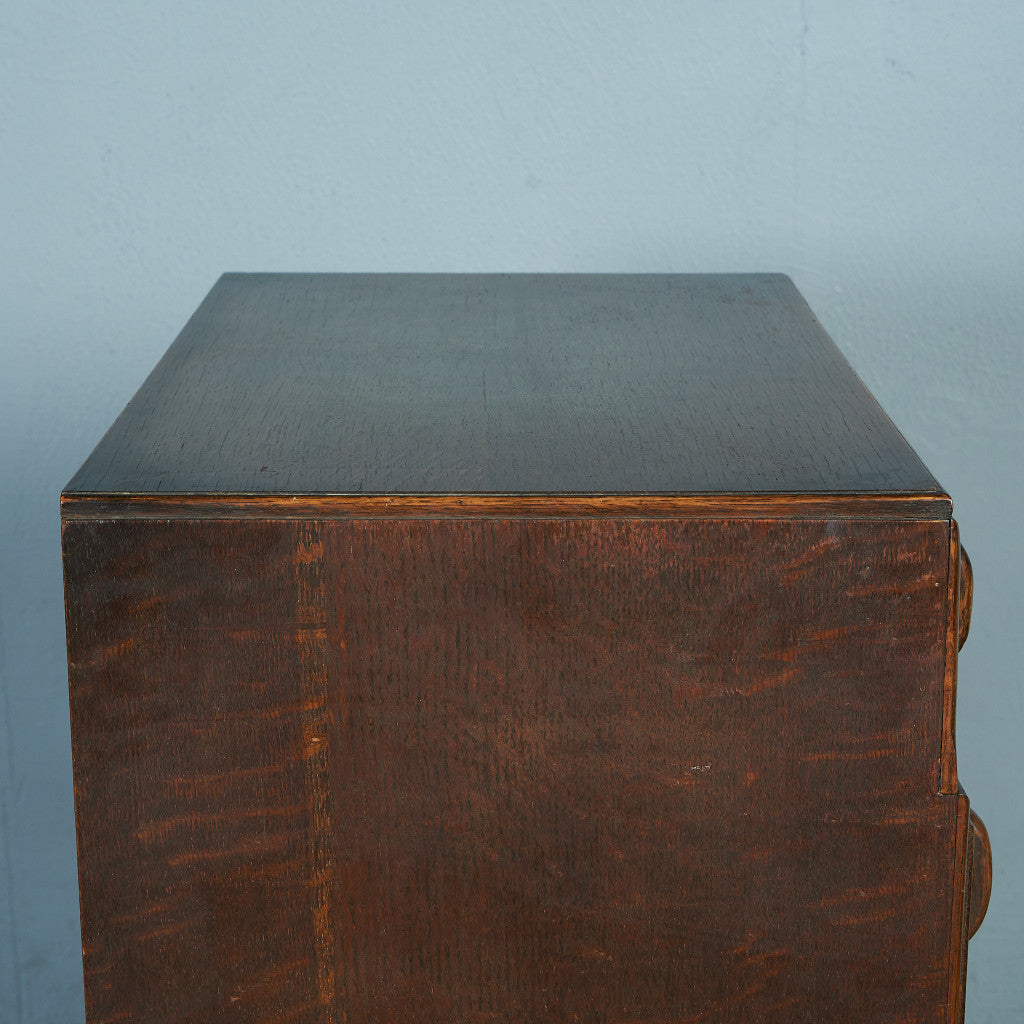 英国 アンティーク 5段 チェスト #84056