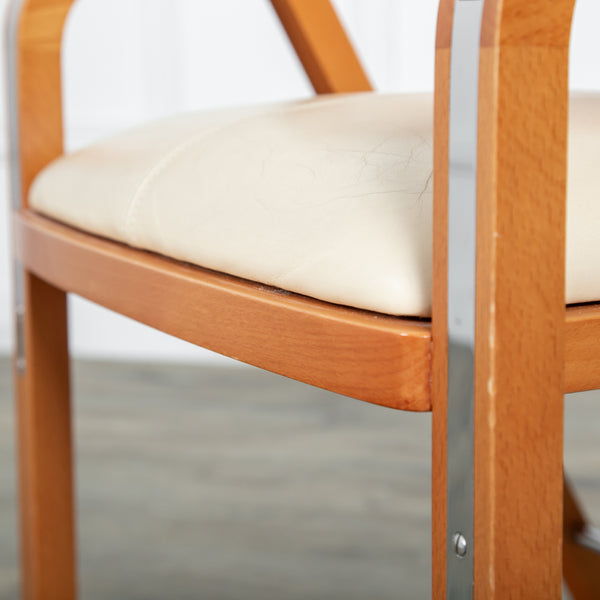 イタリアモダン アームチェア2脚セット