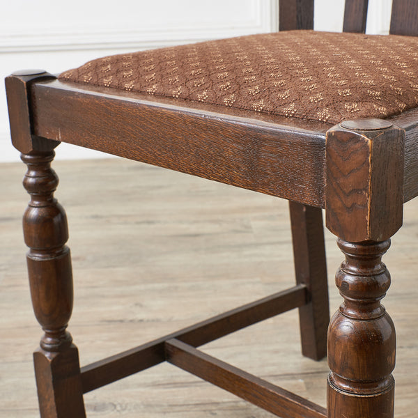 英国アンティーク バルボスレッグチェア 4脚セット