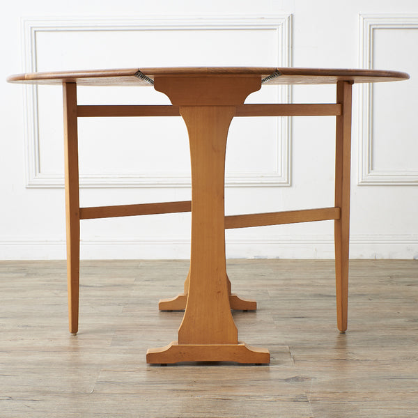 オーバル型 ゲートレッグバタフライテーブル