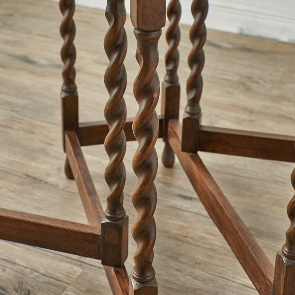 英国アンティーク オーバルゲートレッグテーブル