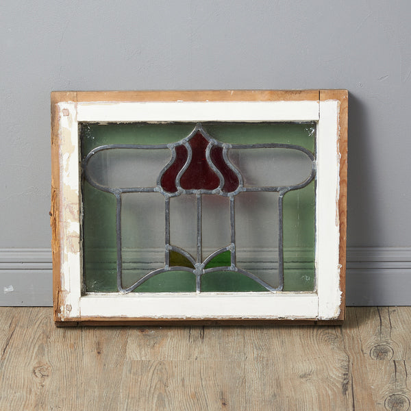 イギリス アンティーク アールデコスタイル ステンドグラス窓