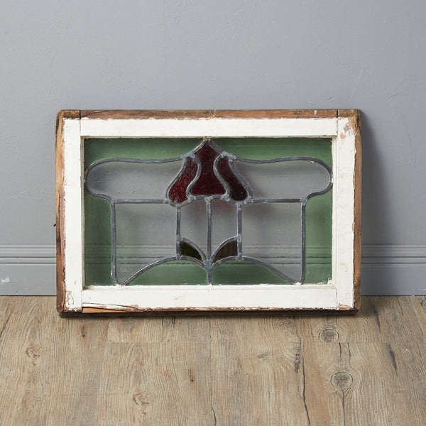 イギリス アンティーク アールデコスタイル ステンドグラス窓