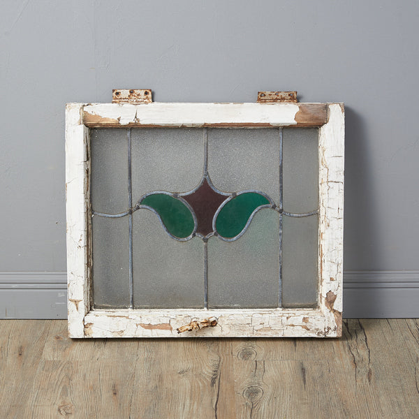 イギリス アンティーク アールデコスタイル ステンドグラス窓