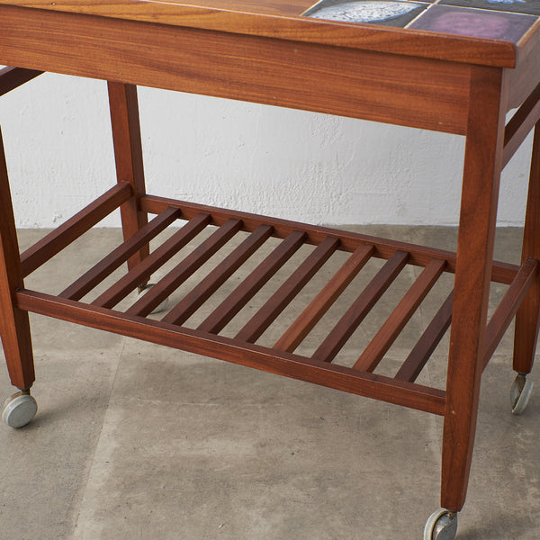 英国ヴィンテージ ティートロリー