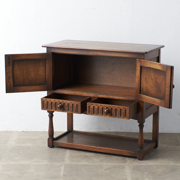 オーク材 キャビネット