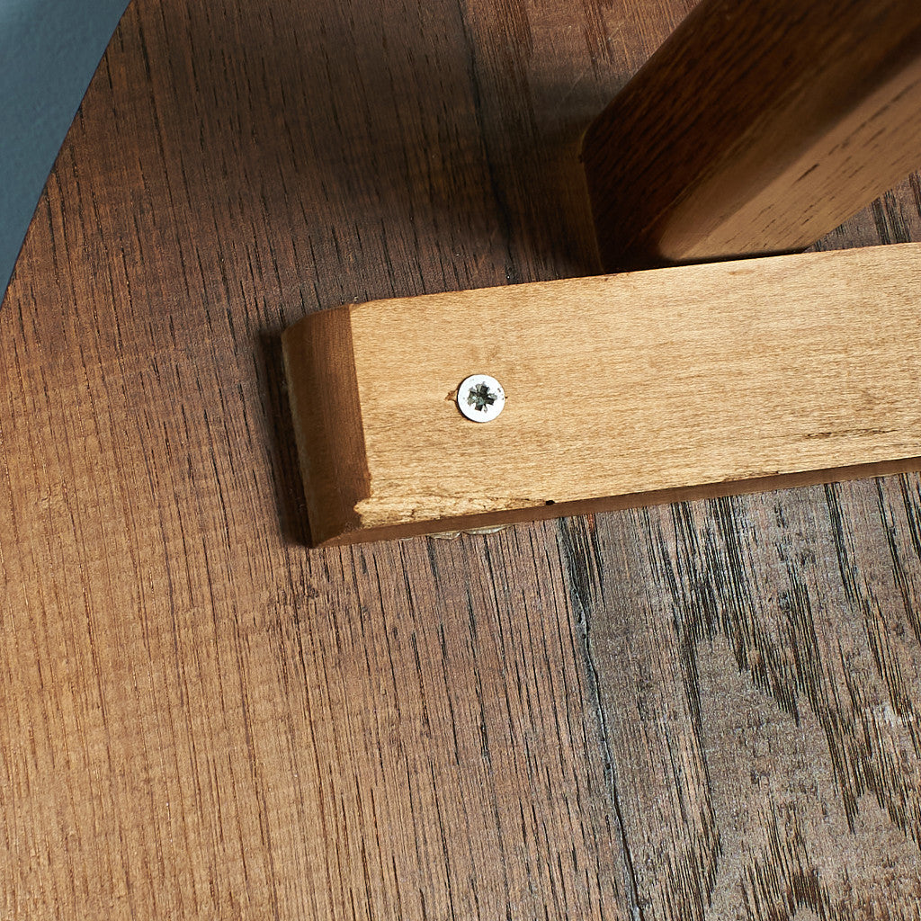 British classic solid oak side table #74989