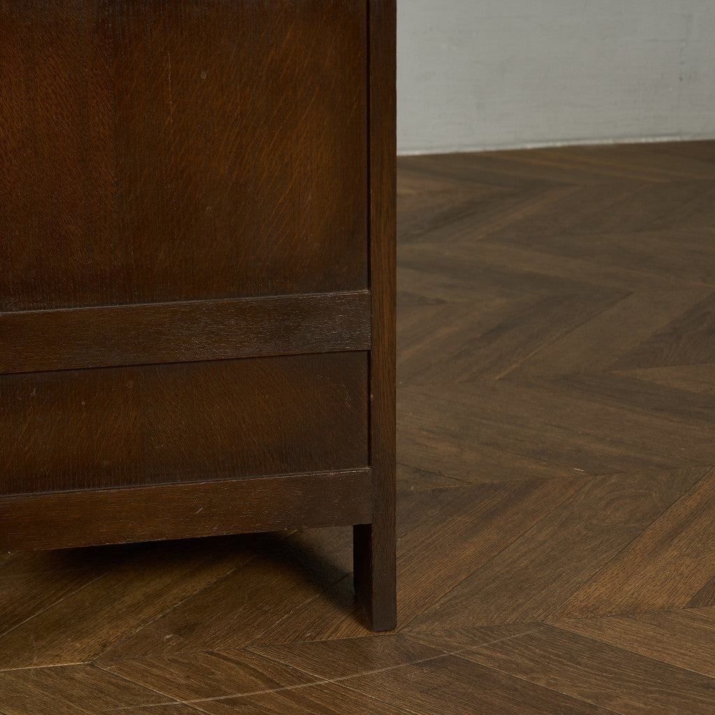 英国クラシック オーク材 ブランケットボックス