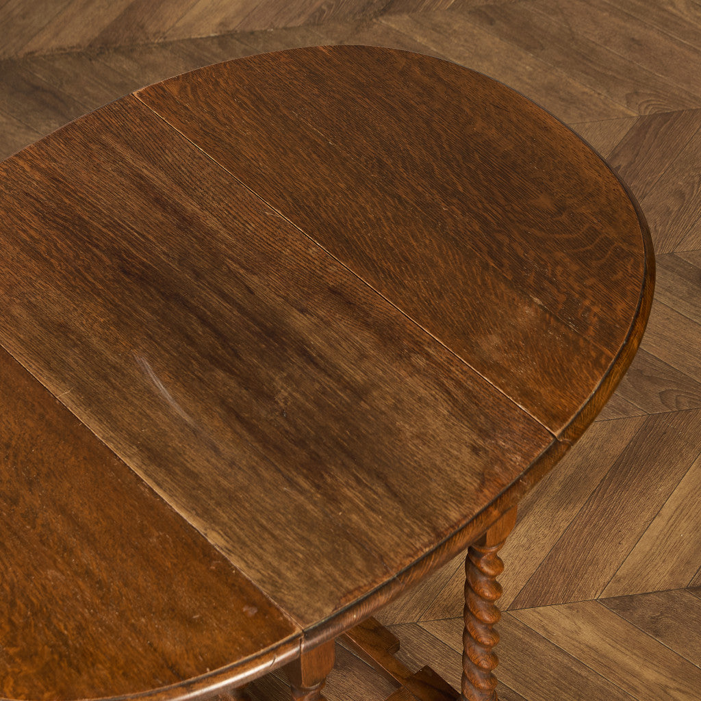 英国 クラシック ドロップリーフ ゲートレッグテーブル