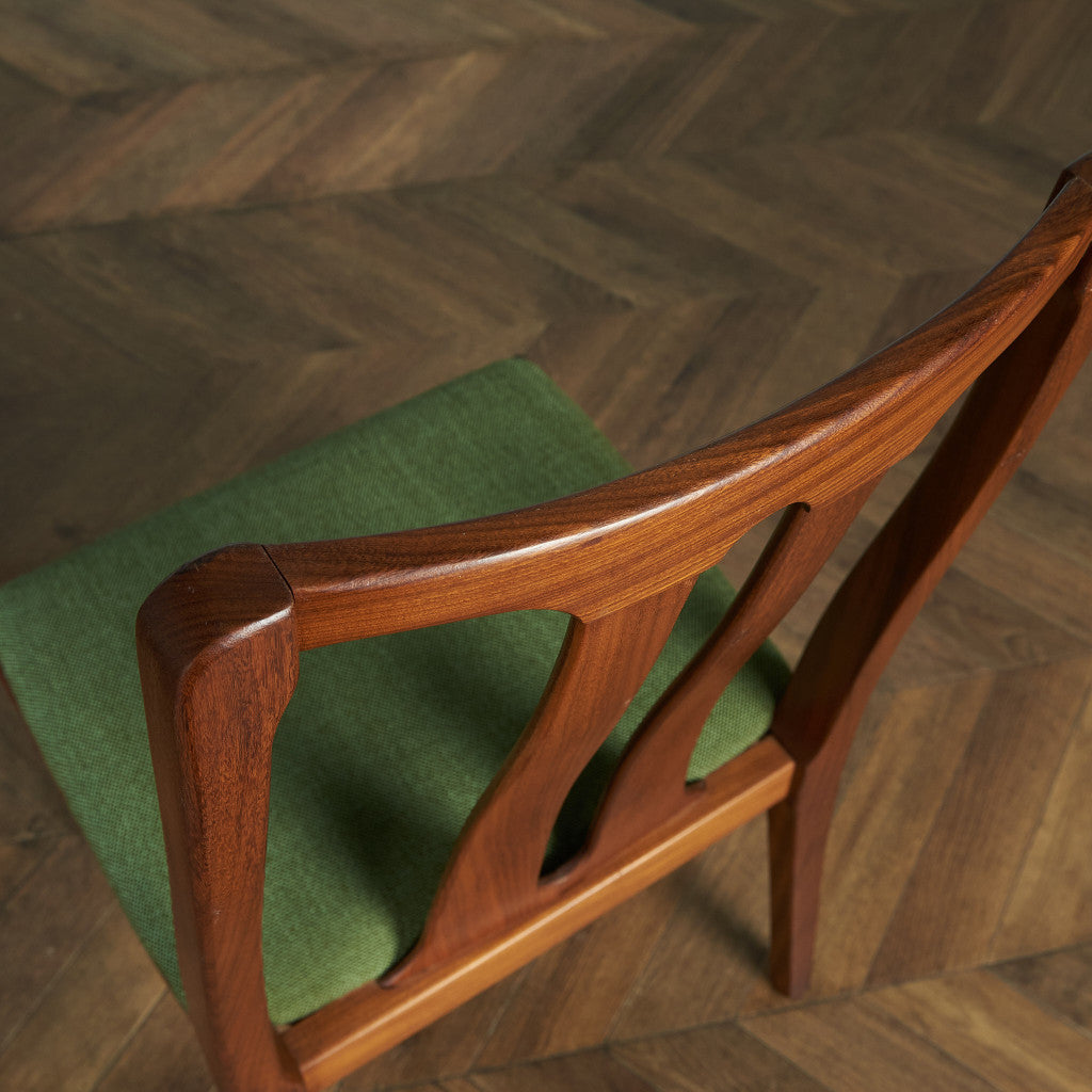 Nathan Vintage Dining Chair / Seat Reupholstered #69362