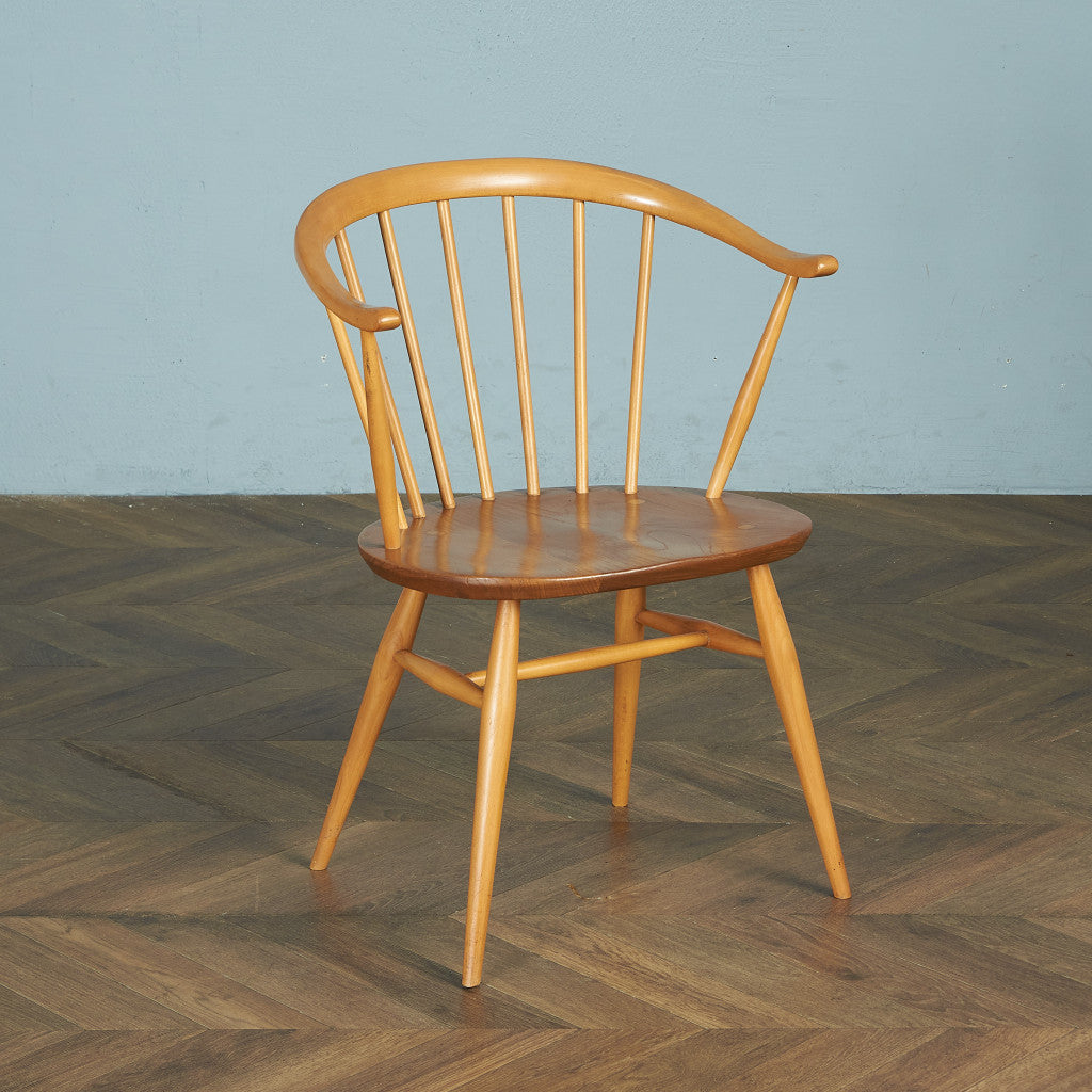 アーコール ERCOL ヴィンテージ スモーカーズチェア / ブルーラベル #80333 – camori ヴィンテージ家具・北欧インテリアの通販サイト