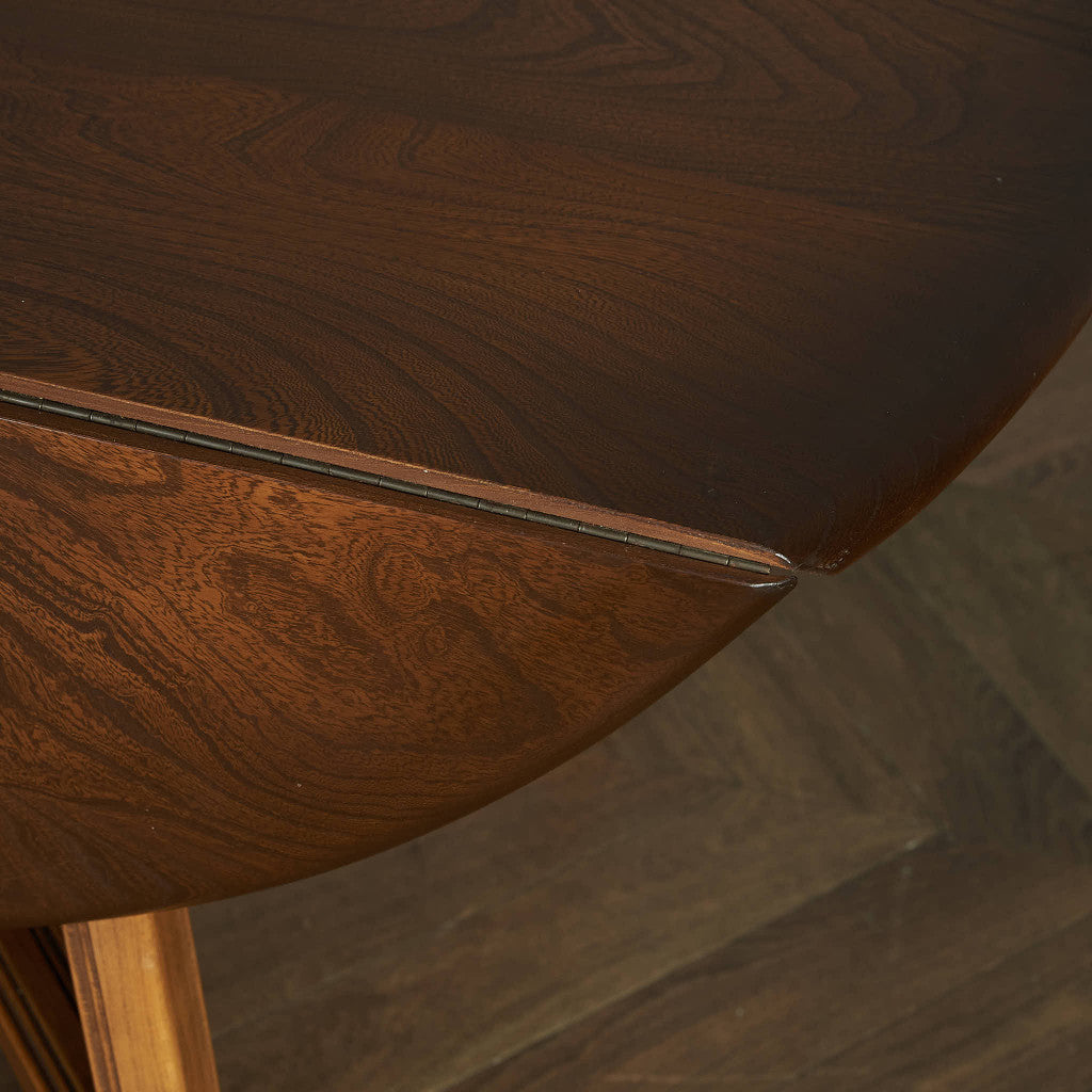 オールドコロニアル ドロップリーフテーブル (377) / ラウンドゴールドラベル