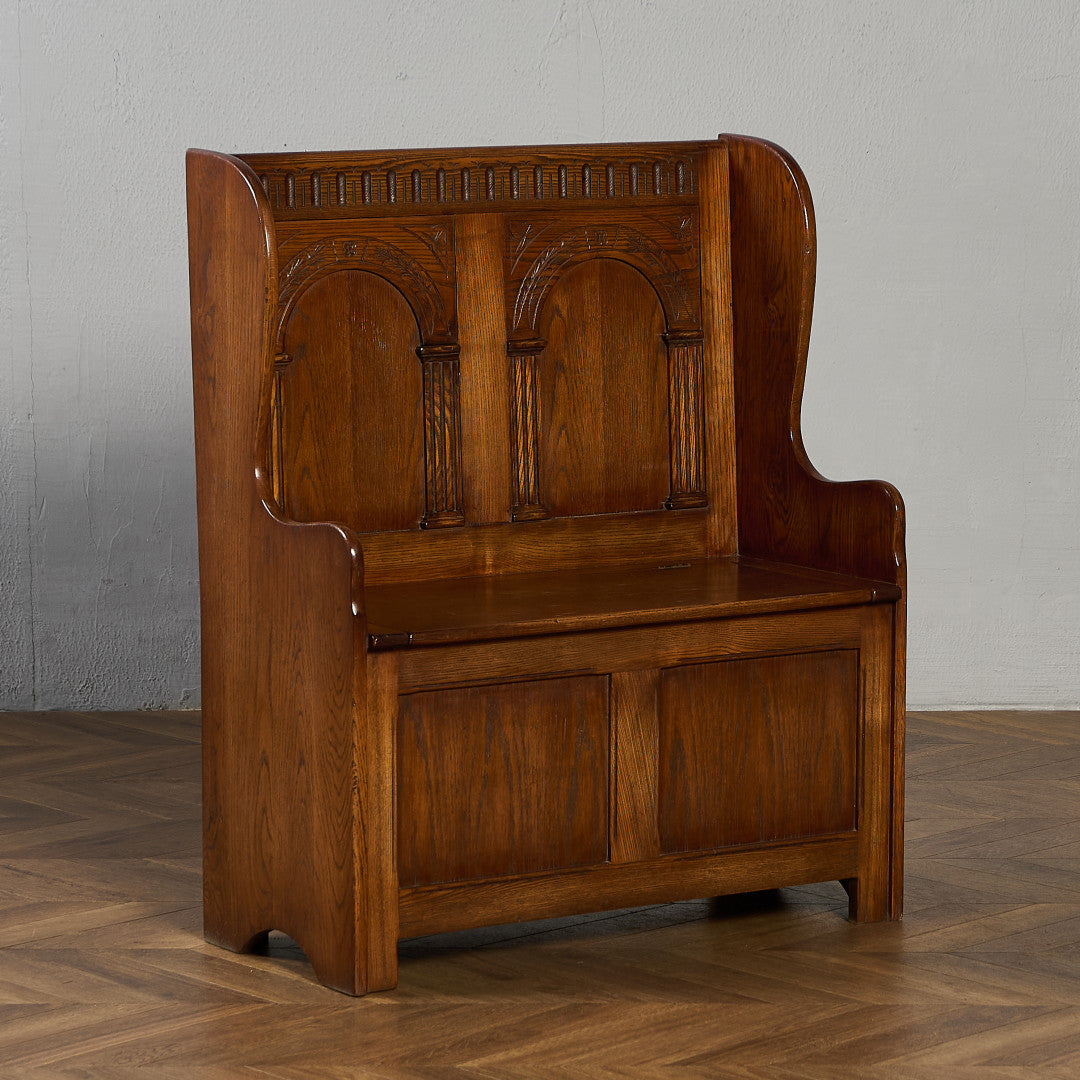 英国 クラシック チャーチベンチ #97960 – camori ヴィンテージ家具