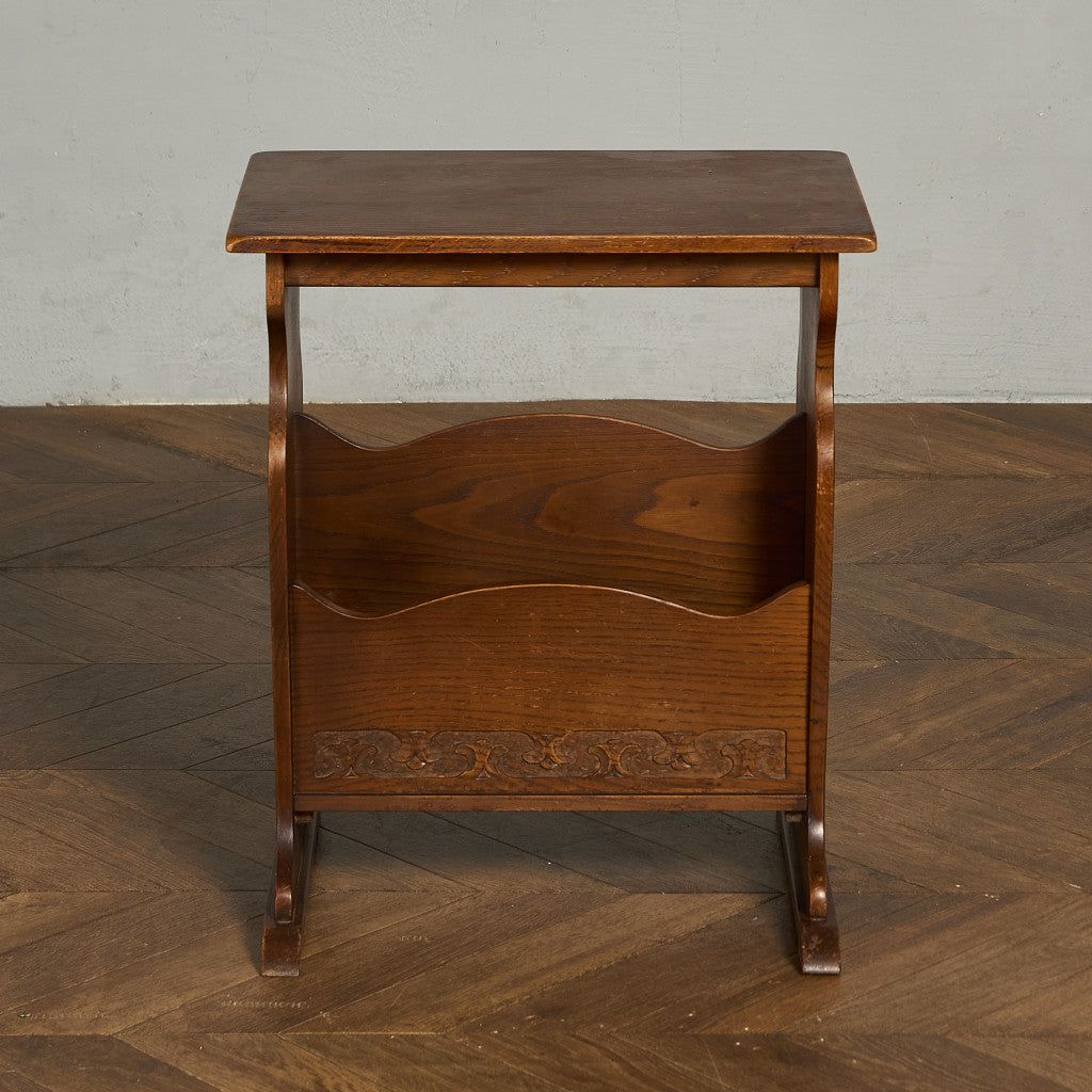 英国 クラシック マガジンラック サイドテーブル